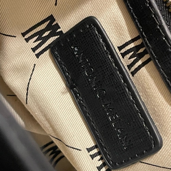 Antonio Melani Handbag- Black, White & Brown - Picture 7 of 8